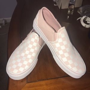 PINK CHECKERED VANS